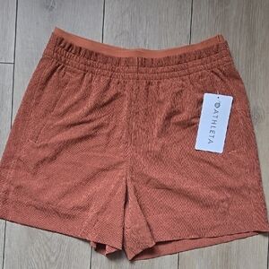 NWT Athleta Brown Echo Shorts SIZE 6